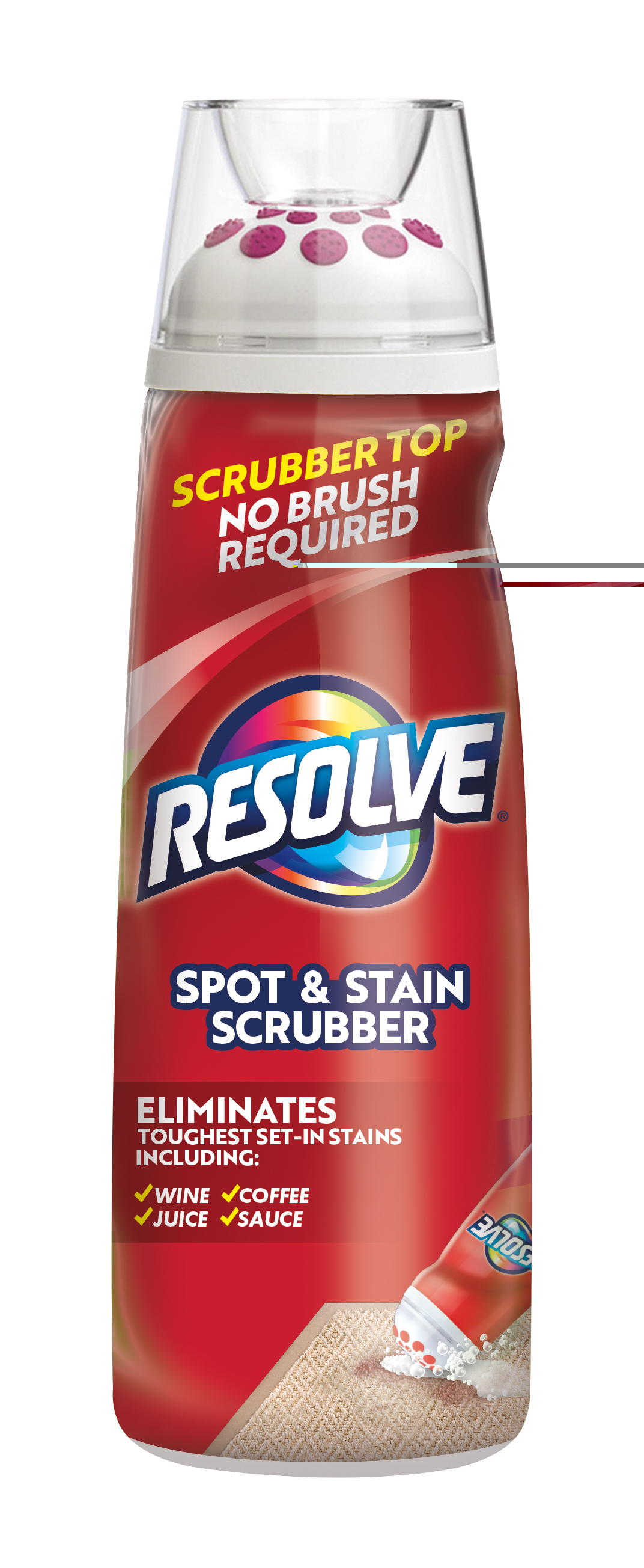 Resolve Multi-Fabric Upholstery Cleaner & Stain Remover, 22 oz Bottle (Pack  of 2) 