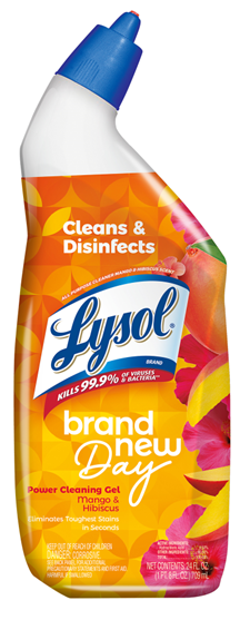 LYSOL Toilet Bowl Cleaner  Brand New Day  Mango  Hibiscus Discontinued Jan 2024
