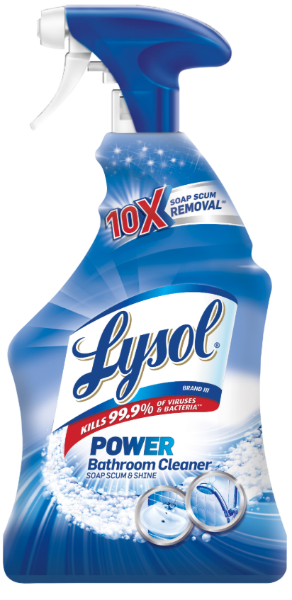 Lysol Power Bathroom Cleaner, 32 fl oz/946 mL Ingredients and Reviews