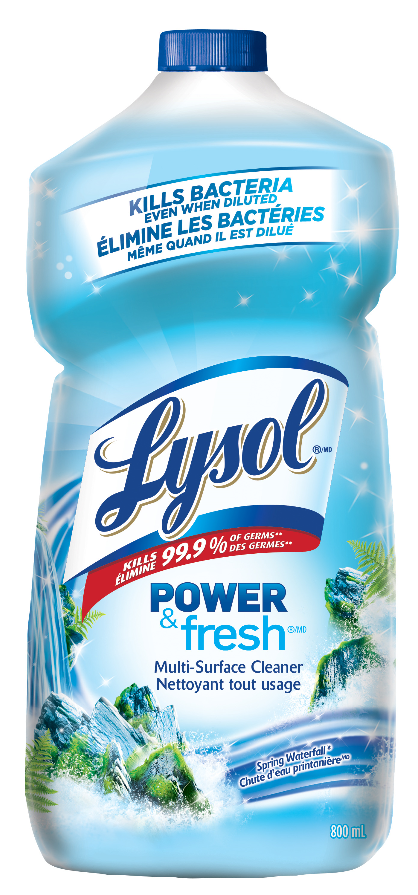 LYSOL® Power & Fresh Multi-Surface Cleaner - Pourable - Spring Waterfall (Canada)