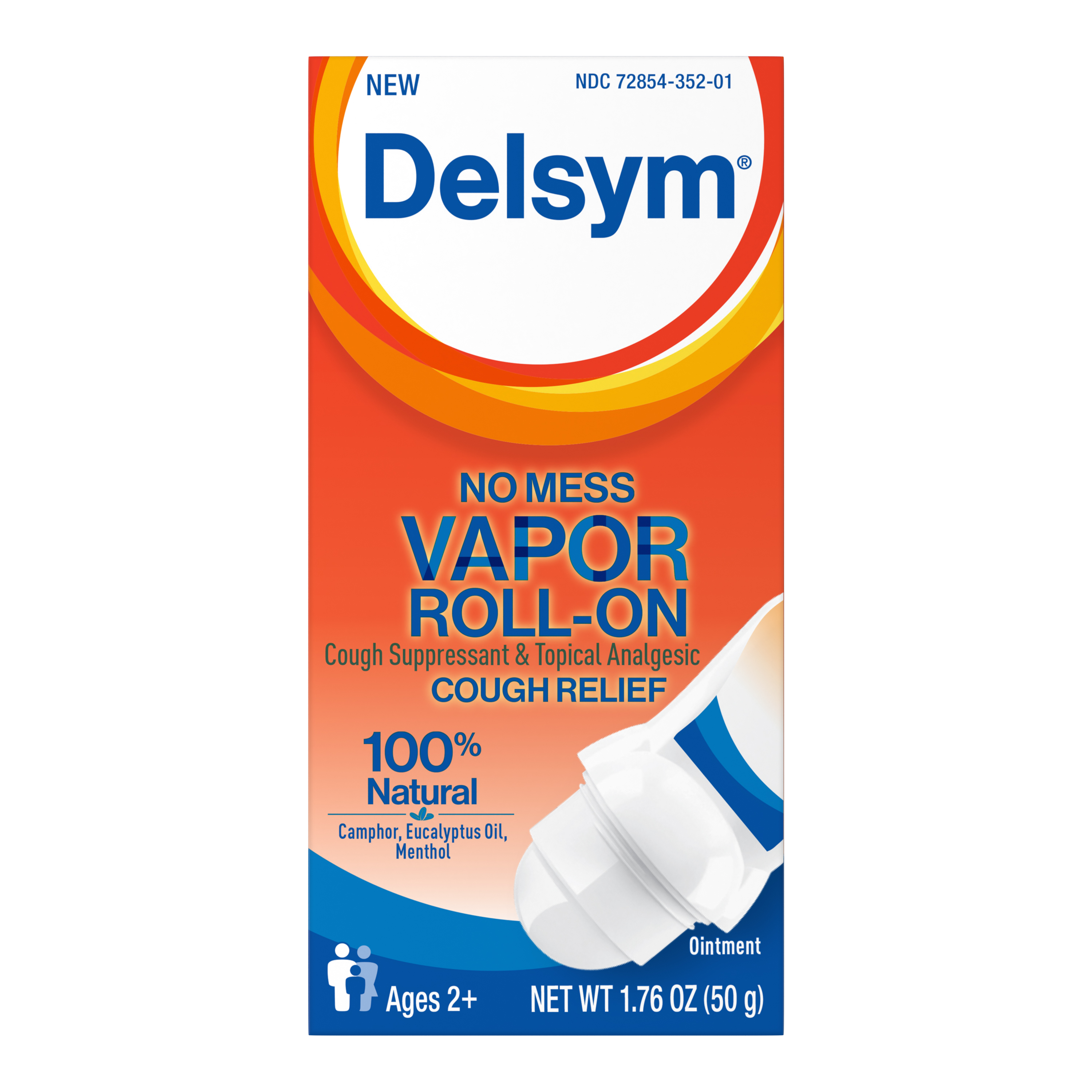 DELSYM® Chest Rub - No Mess Vapor Roll-On