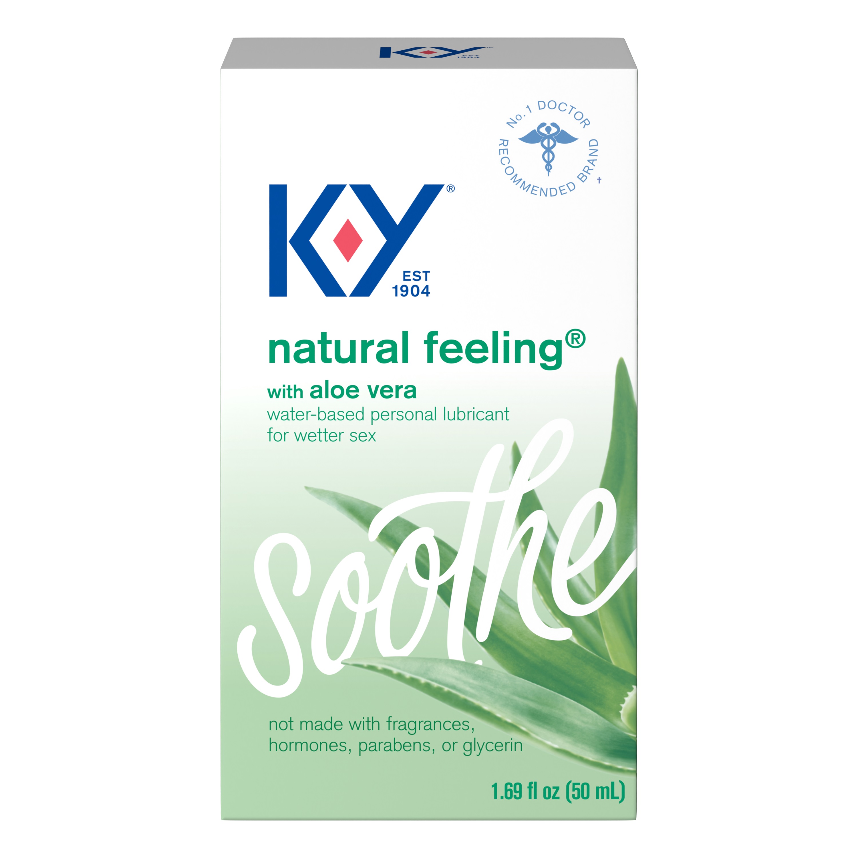 KY Natural Feeling Lubricant with Aloe Vera