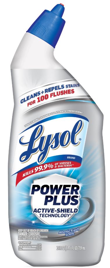 LYSOL Power Plus ActiveShield Technology  Atlantic Fresh