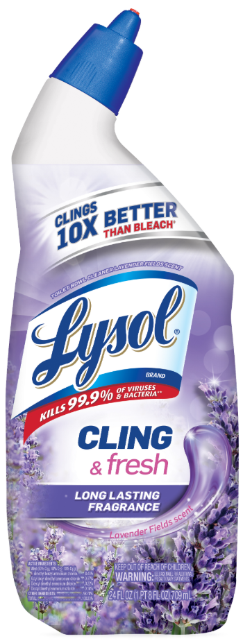 LYSOL® Cling & Fresh Toilet Bowl Cleaner - Lavender Fields (Discontinued June 21, 2021)