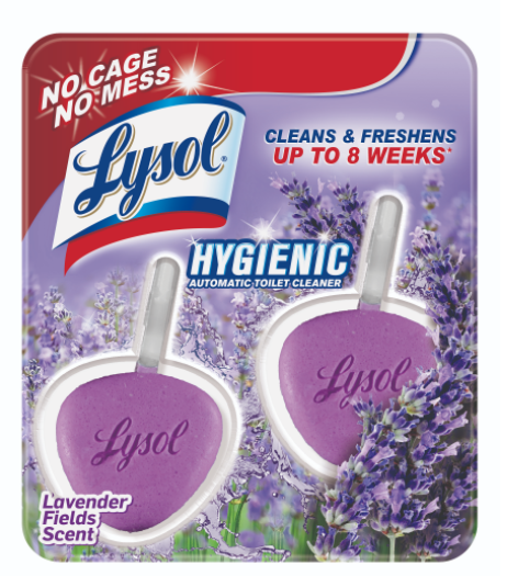 LYSOL Hygienic Automatic Toilet Cleaner  Cotton Lilac Discontinued Dec 15 2020