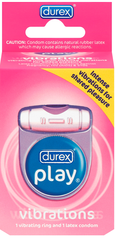 DUREX Play Vibrations Vibrating Ring and Latex Condom