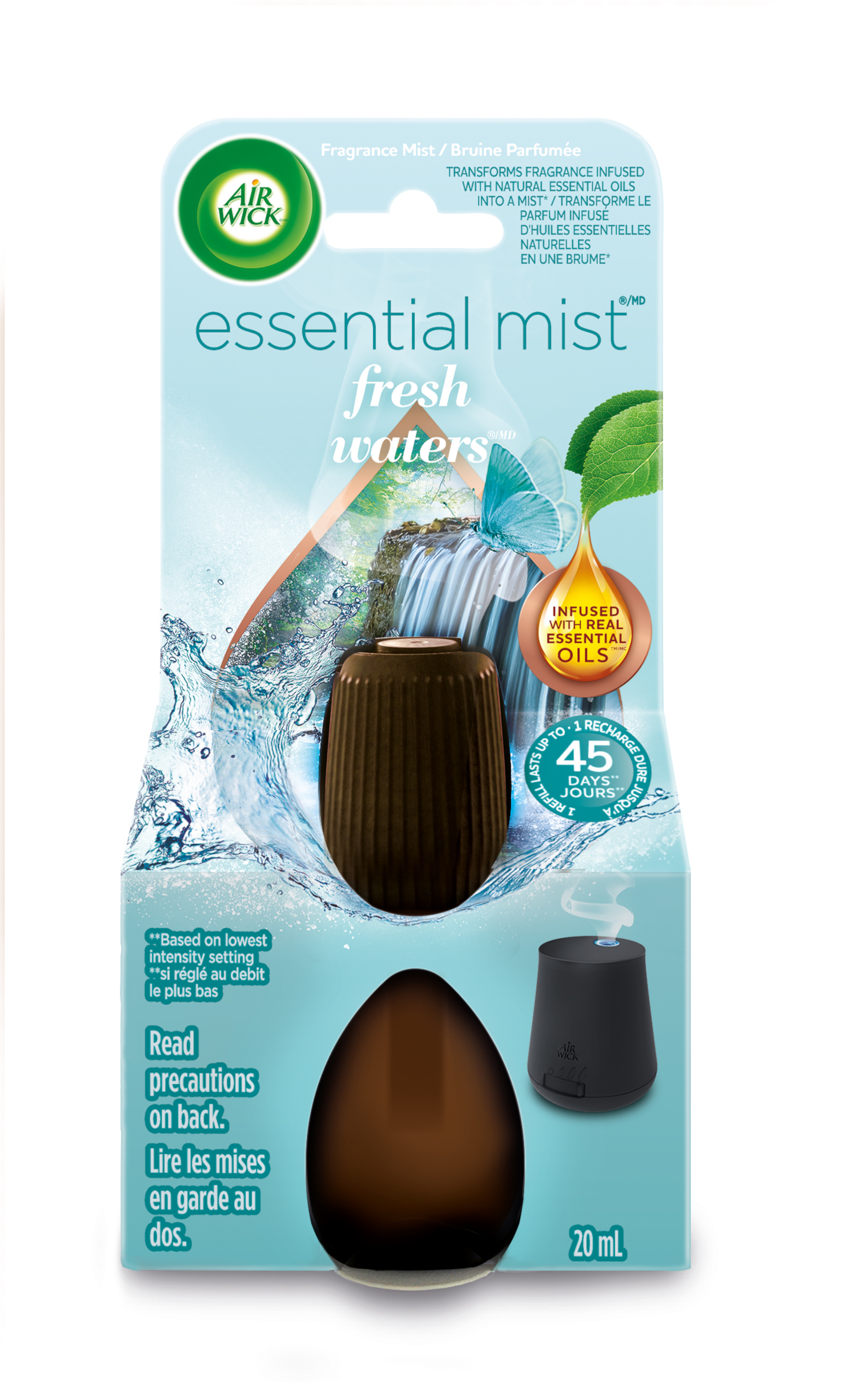 Air Wick Essential Mist Essential Oil Refill Fresh Waters