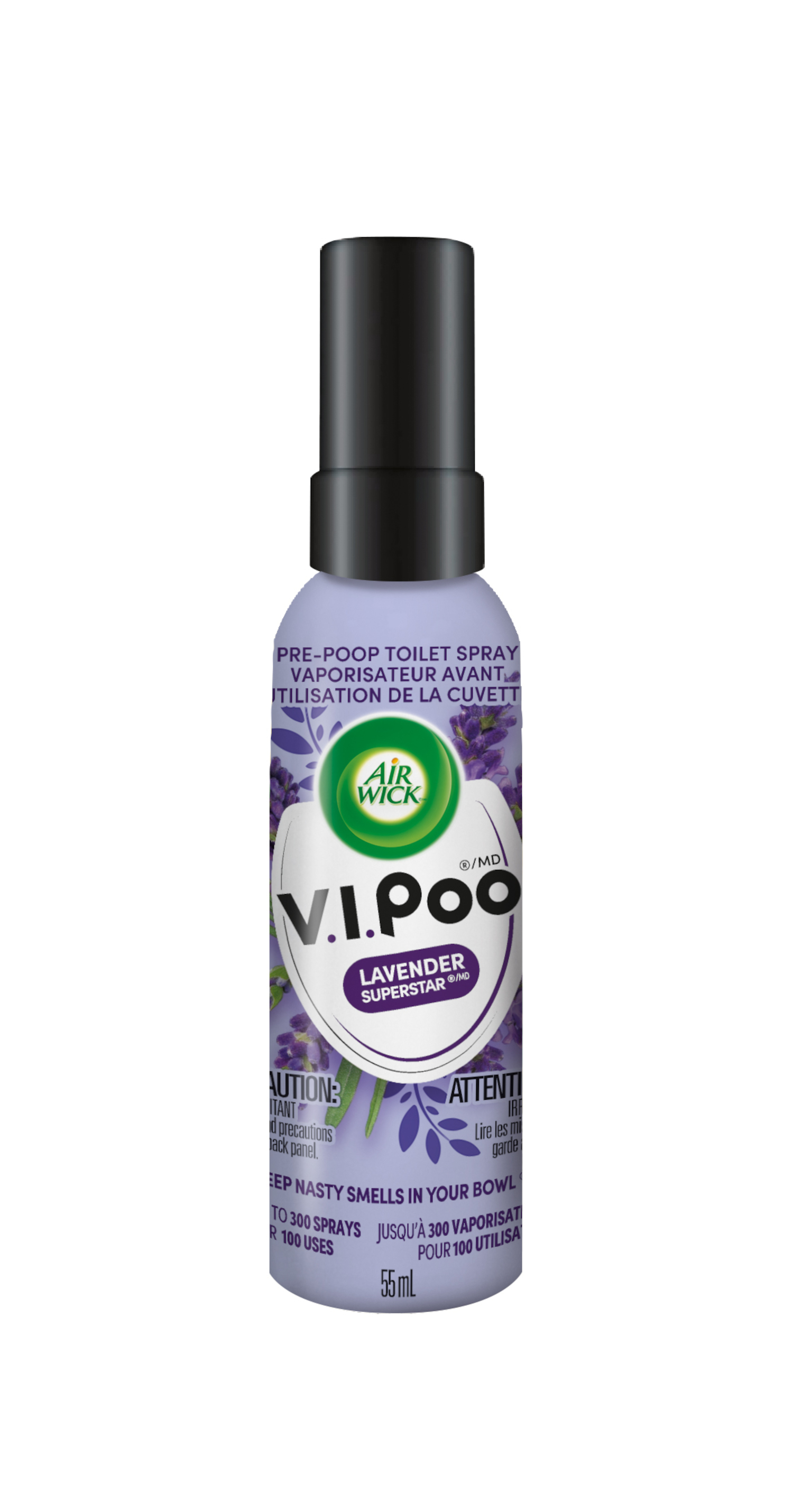 Airwick Scented Spray Vipoo Lavender Super 3pcs 55ml