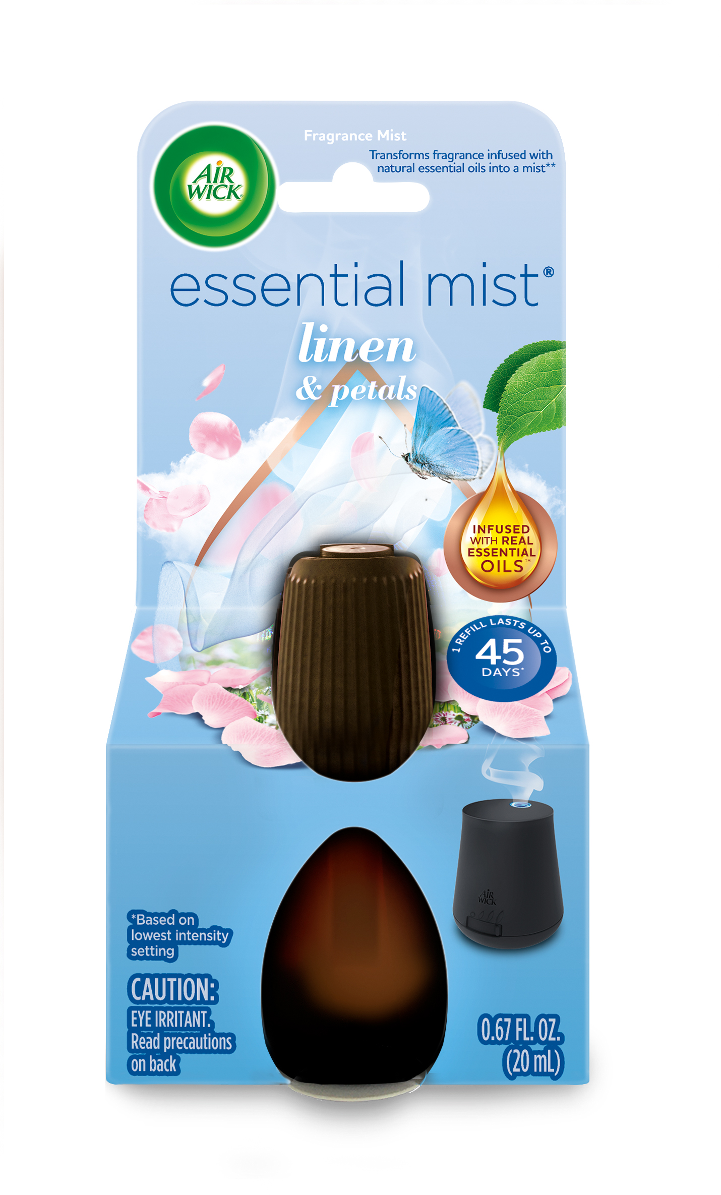 AIR WICK Essential Mist  Linen  Petals