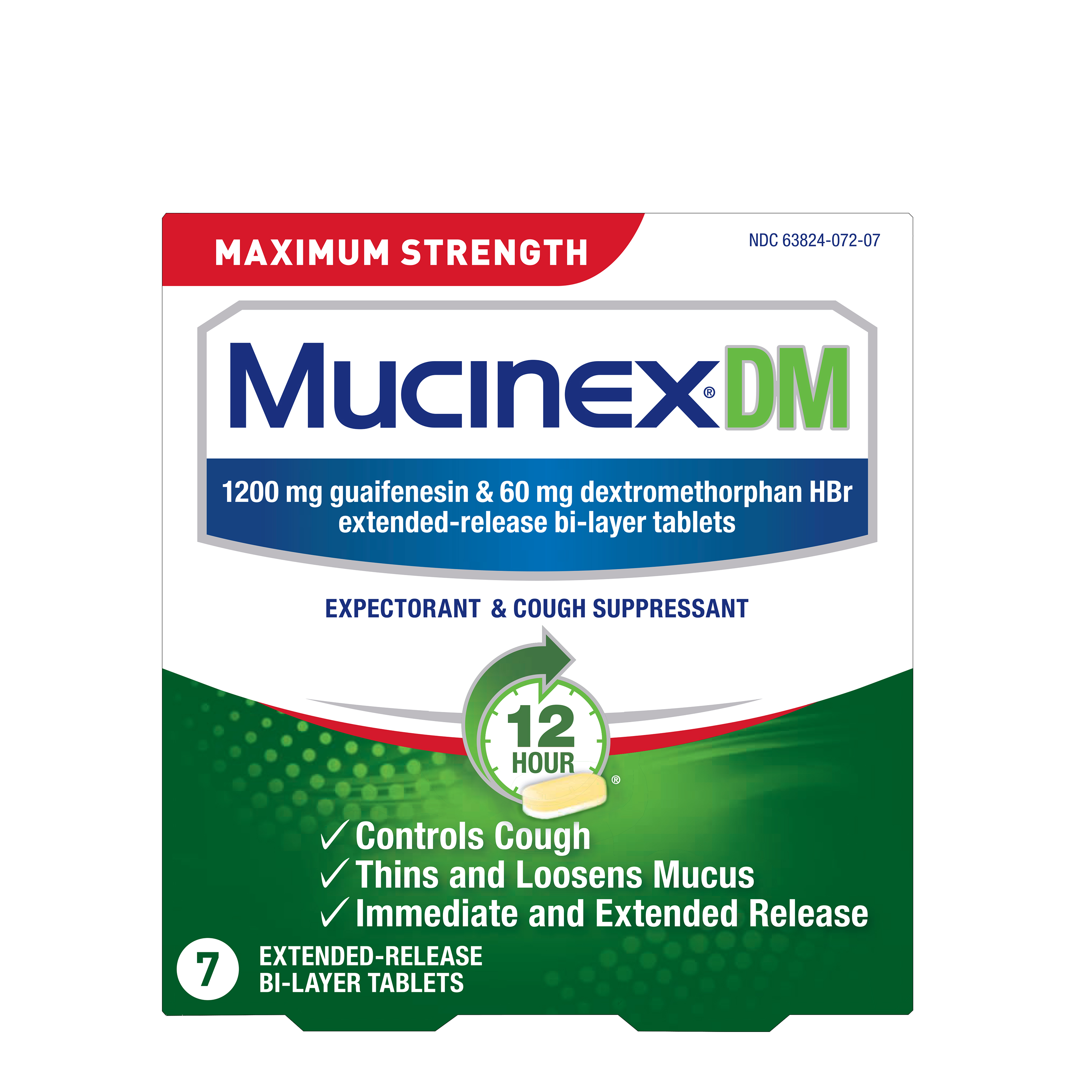 MUCINEX® DM - Max Strength Extended Release Bi-Layer Tablets