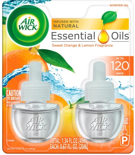 AIR WICK Scented Oil  Sweet Orange  Lemon