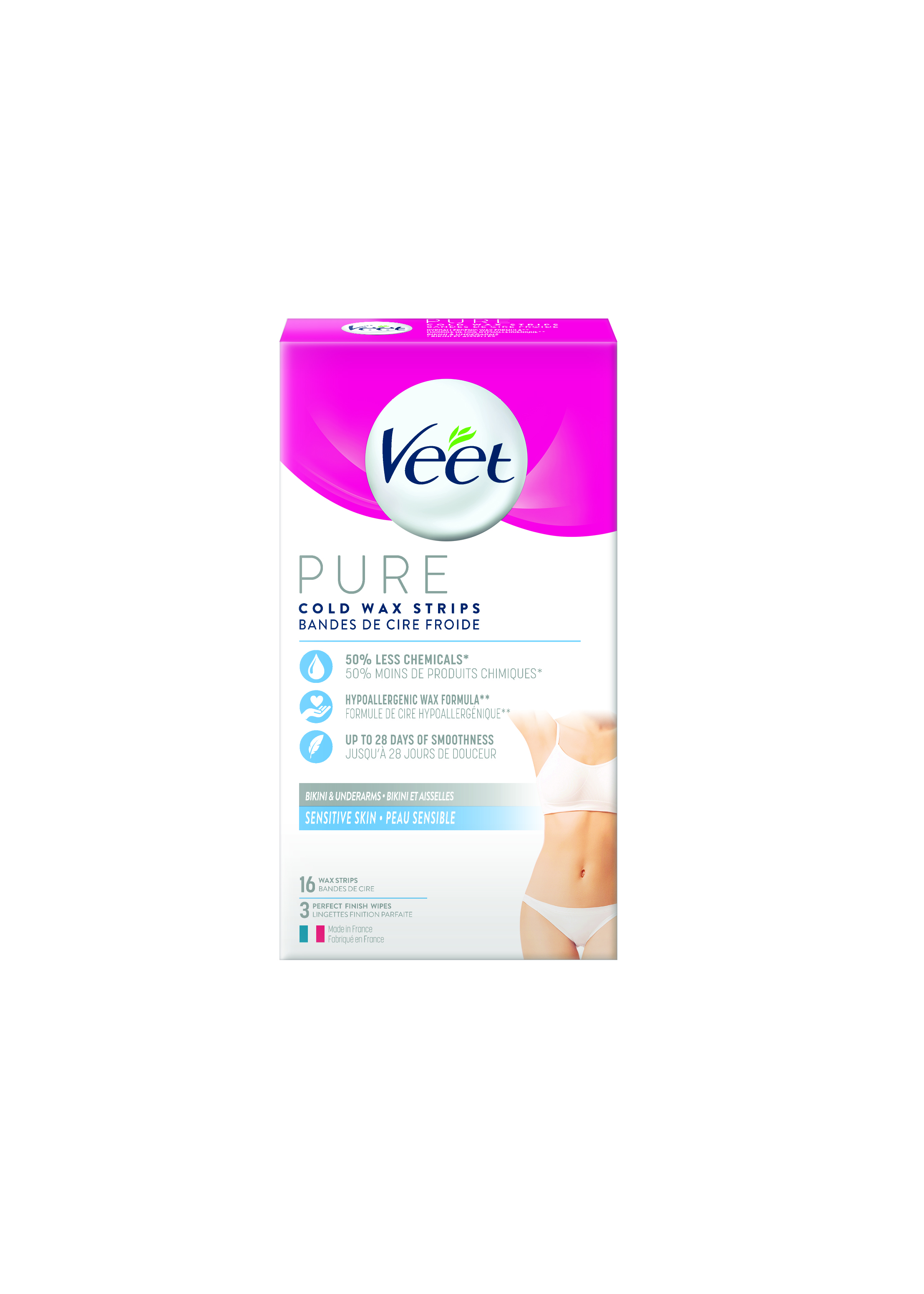 Veet Pure Cold Wax Strips  Bikini  Underarms Canada