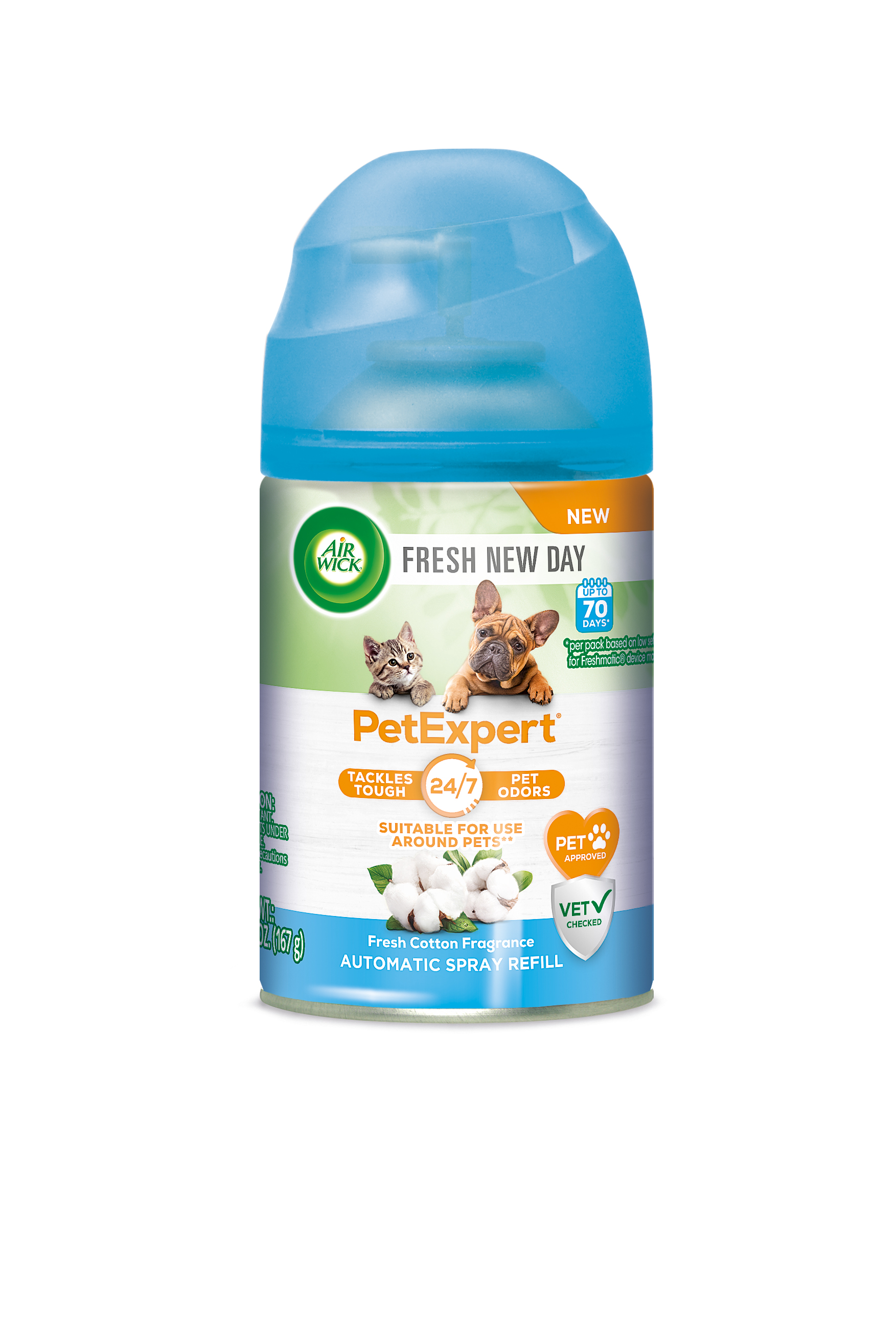 AIR WICK® FRESHMATIC® Ultra - Fresh New Day Pet Fresh Cotton