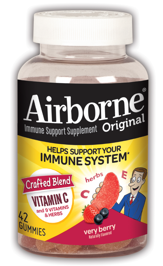 AIRBORNE Original Gummies  Very Berry