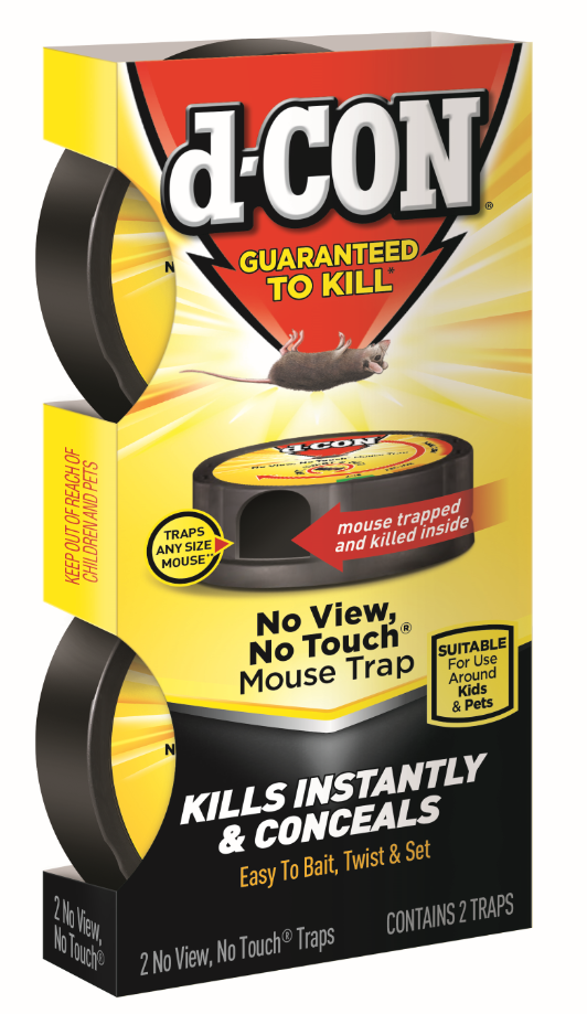 NEW d-CON Ultra Set covered mouse trap dCon - A BETTER REUSABLE
