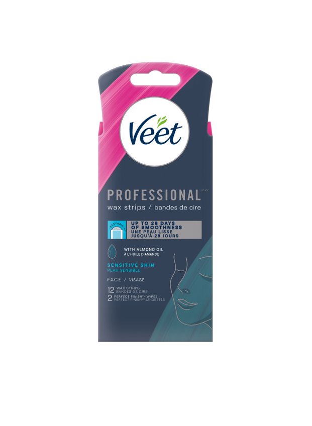 Veet Professional Sensitive Skin Wax Strips  Face Canada