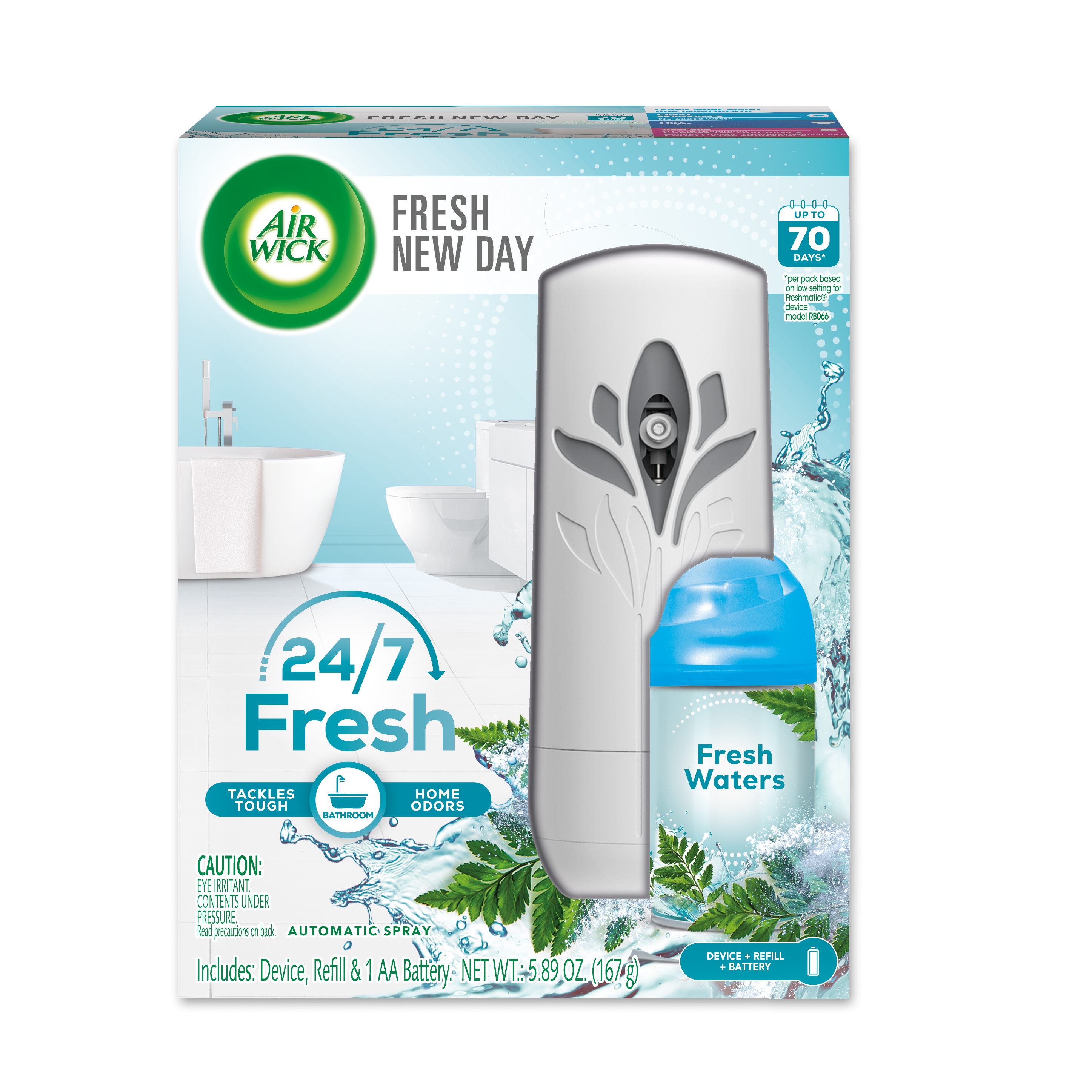 Air Wick Automatic Air Freshener Spray Refill, Lush Honeysuckle &  Raspberry, Essential Oils - 6 Pack 