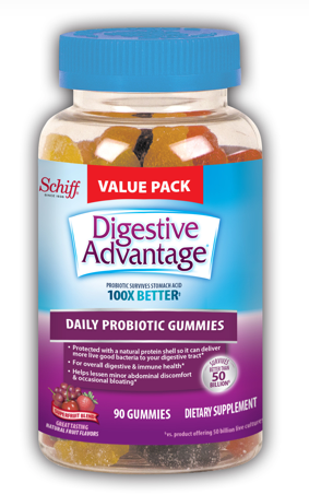 DIGESTIVE ADVANTAGE Probiotic Gummies  Superfruit Blend 