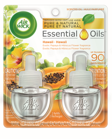 AIR WICK® Scented Oil - Hawaii Exotic Papaya & Hibiscus Flower