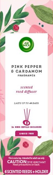 AIR WICK® Reed Diffuser - Pink Pepper & Cardamom (Liquid Free)