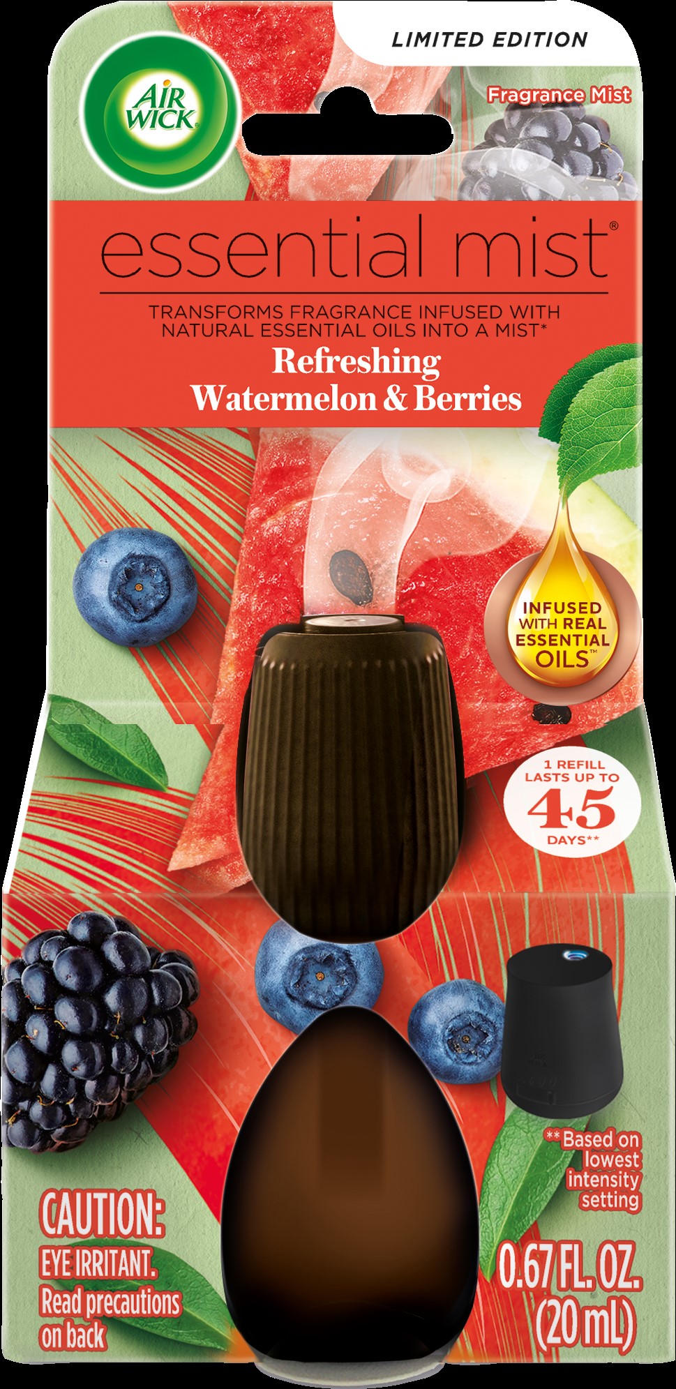 AIR WICK Essential Mist  Refreshing Watermelon  Berries